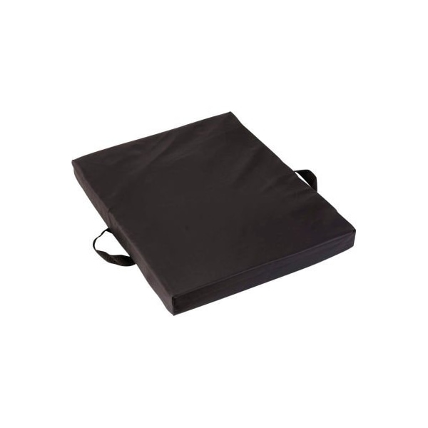 Healthsmart DMI Reversible Gel Foam Seat Cushion with Nylon Cover, 16in x 20in x 2in, Black 513-7644-0200 - main